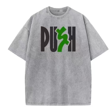 Grey Push T-shirt